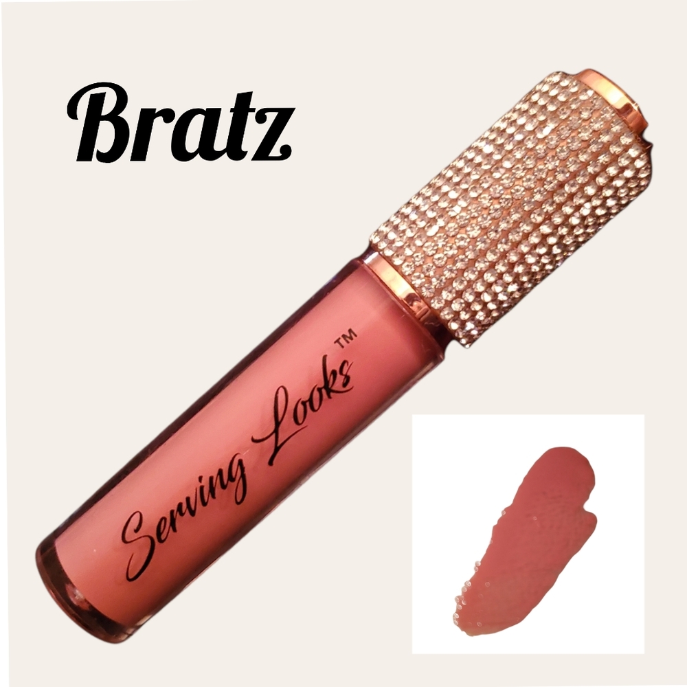 Bling lip Gloss Peachy Nude sexy lips shiny‎ makeup kiss cute luxurious
